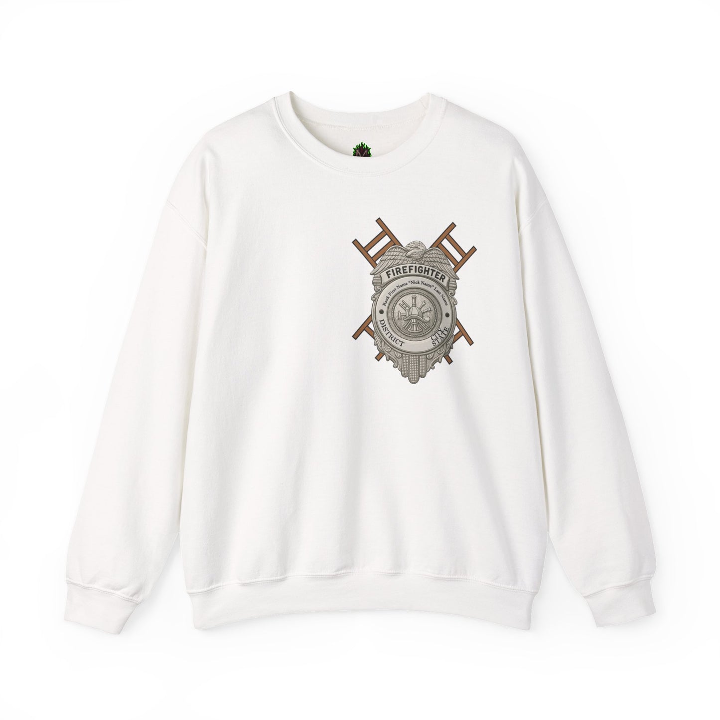 Courage Under Fire Strength in the Smoke Crewneck Sweatshirt