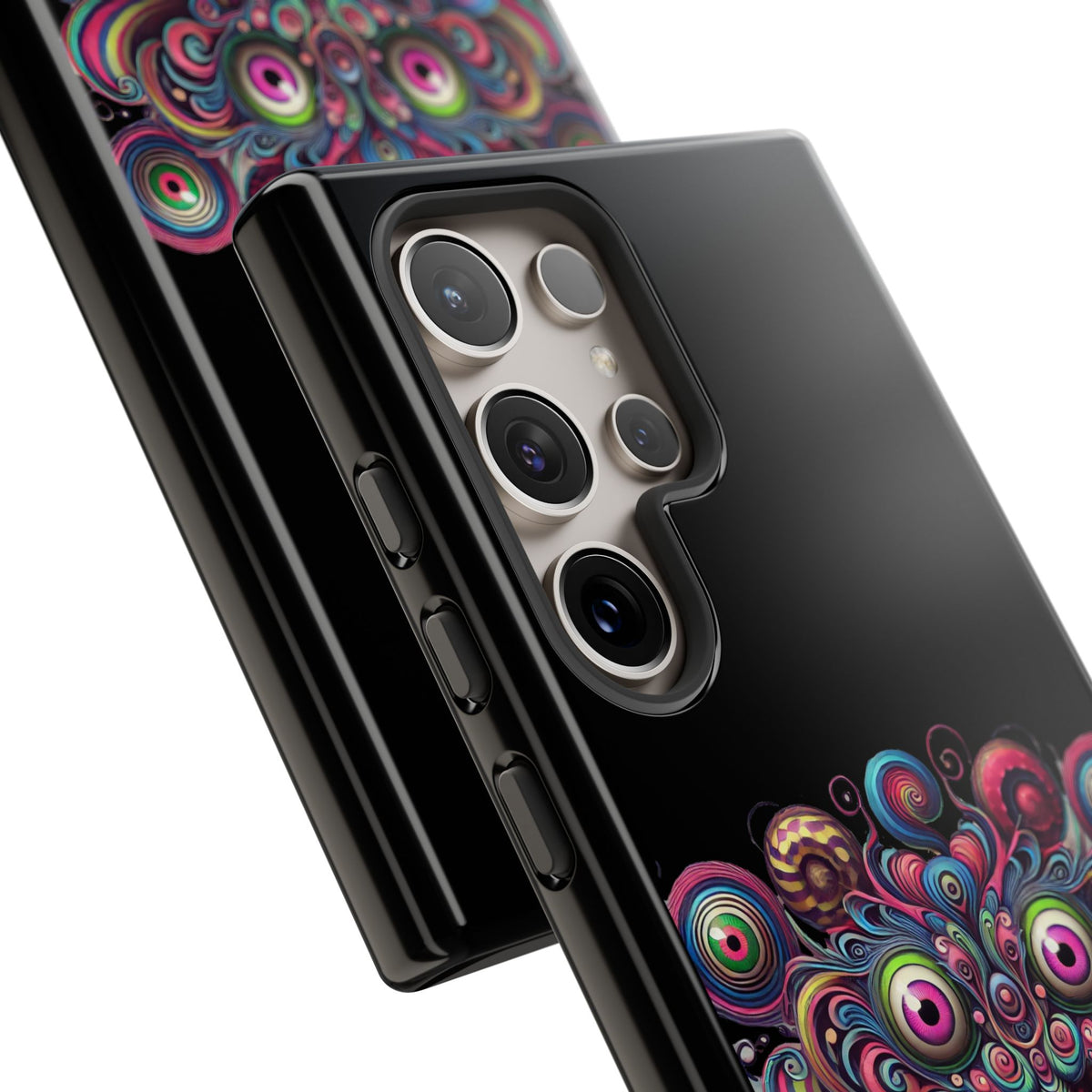 Psychedelic Smiling Eye Cluster Phone Case