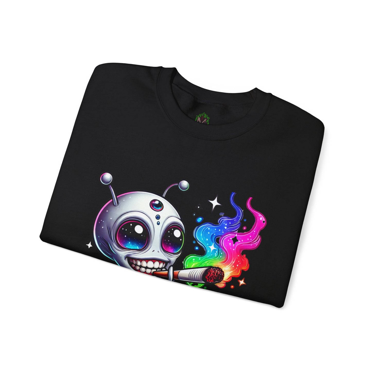 Stoned Alien Galaxy Crewneck Sweatshirt