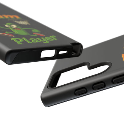 Team Player Basketball Phone Case — Cute Cartoon Pickle Dunk Phone Cover