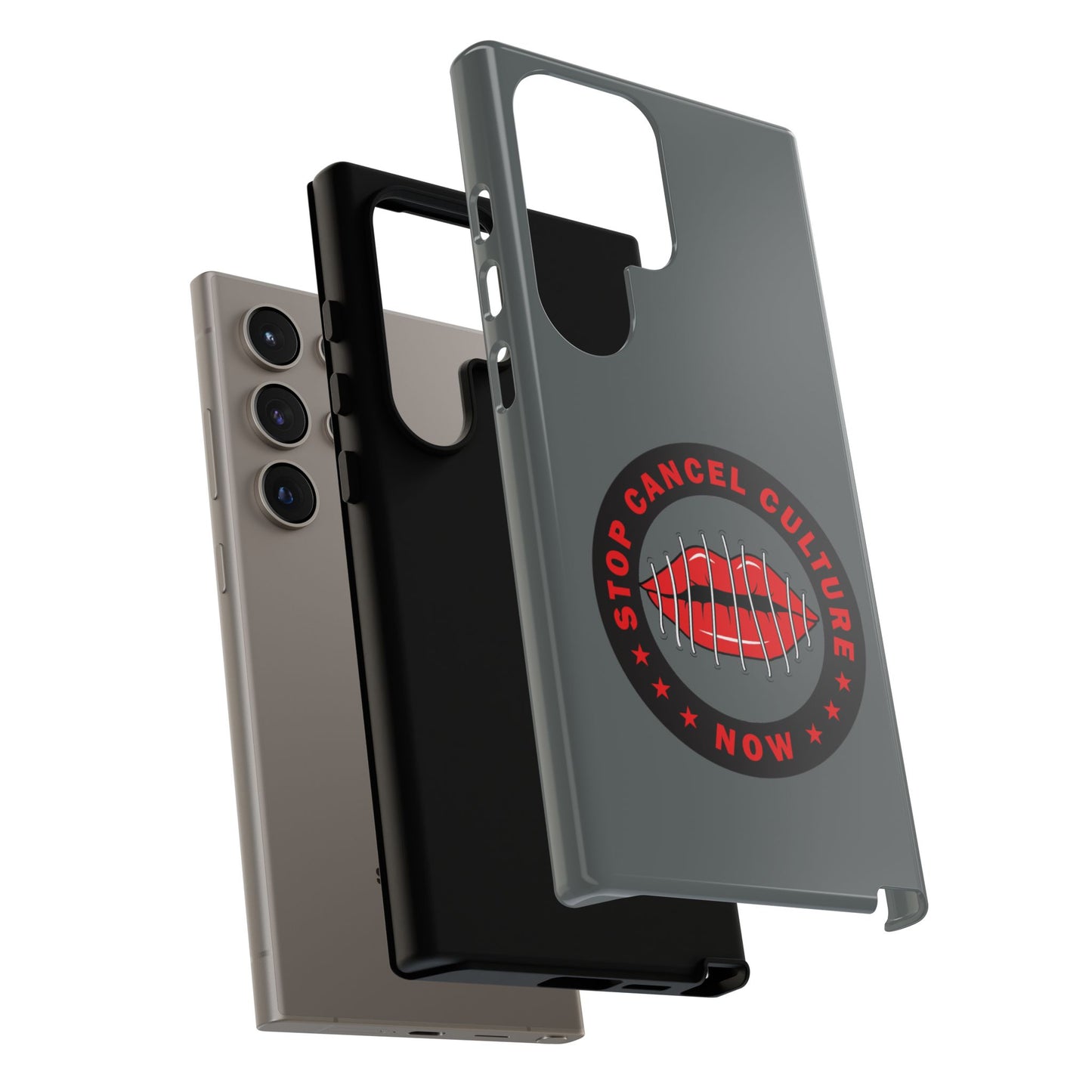Phone Case — "Stop Cancel Culture Now" Graphic Tough Protective Case
