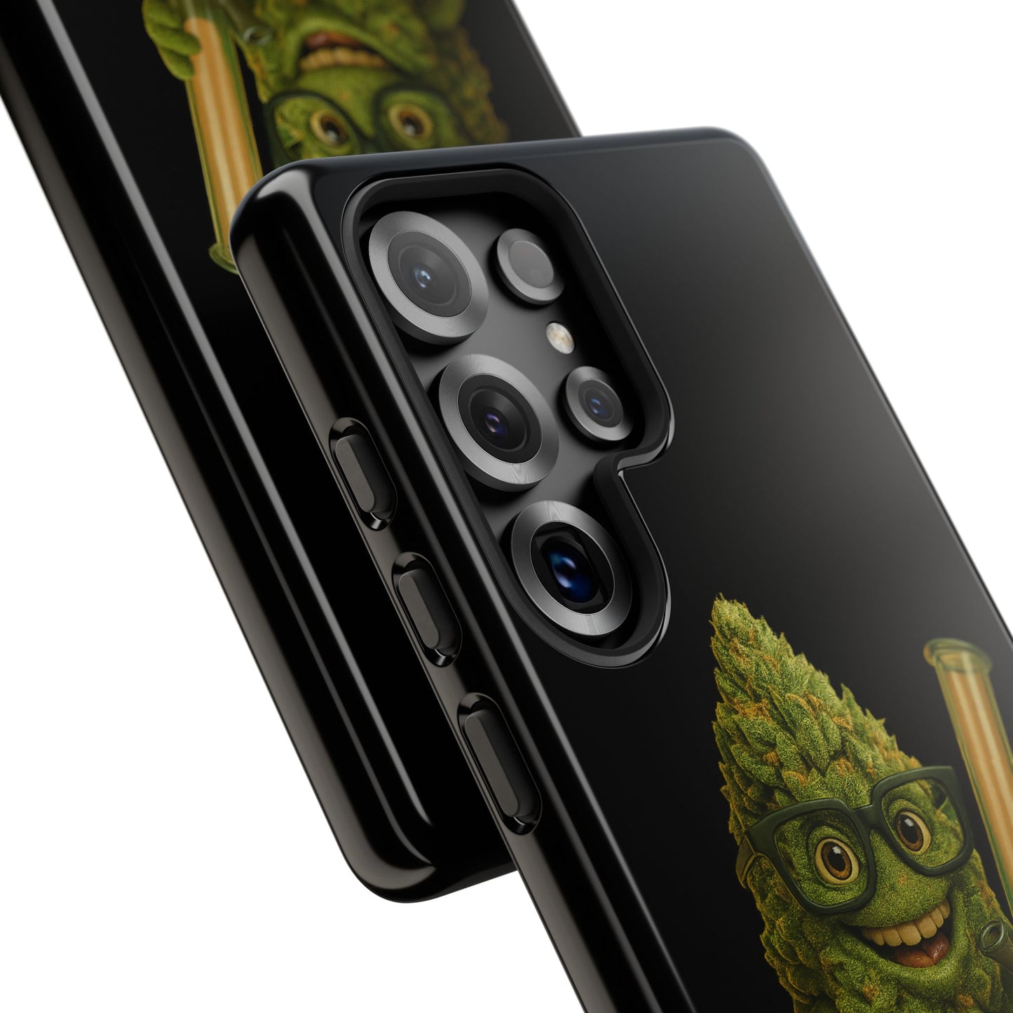 Phone Case — "Educated. Medicated. Elevated." Cute Bud Scientist Design