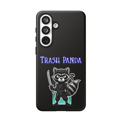 Trash Panda Ninja Phone Case — Cute Raccoon Warrior Protective Case