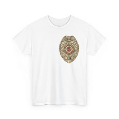 Flames Test Metal – Courage Firefighter Tee