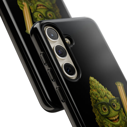 Phone Case — "Educated. Medicated. Elevated." Cute Bud Scientist Design