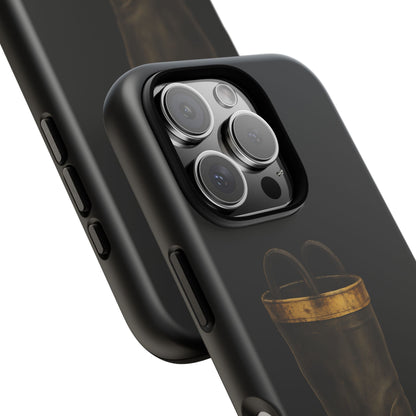 Vintage Fire Boot Phone Case — Rugged Protective iPhone Cover