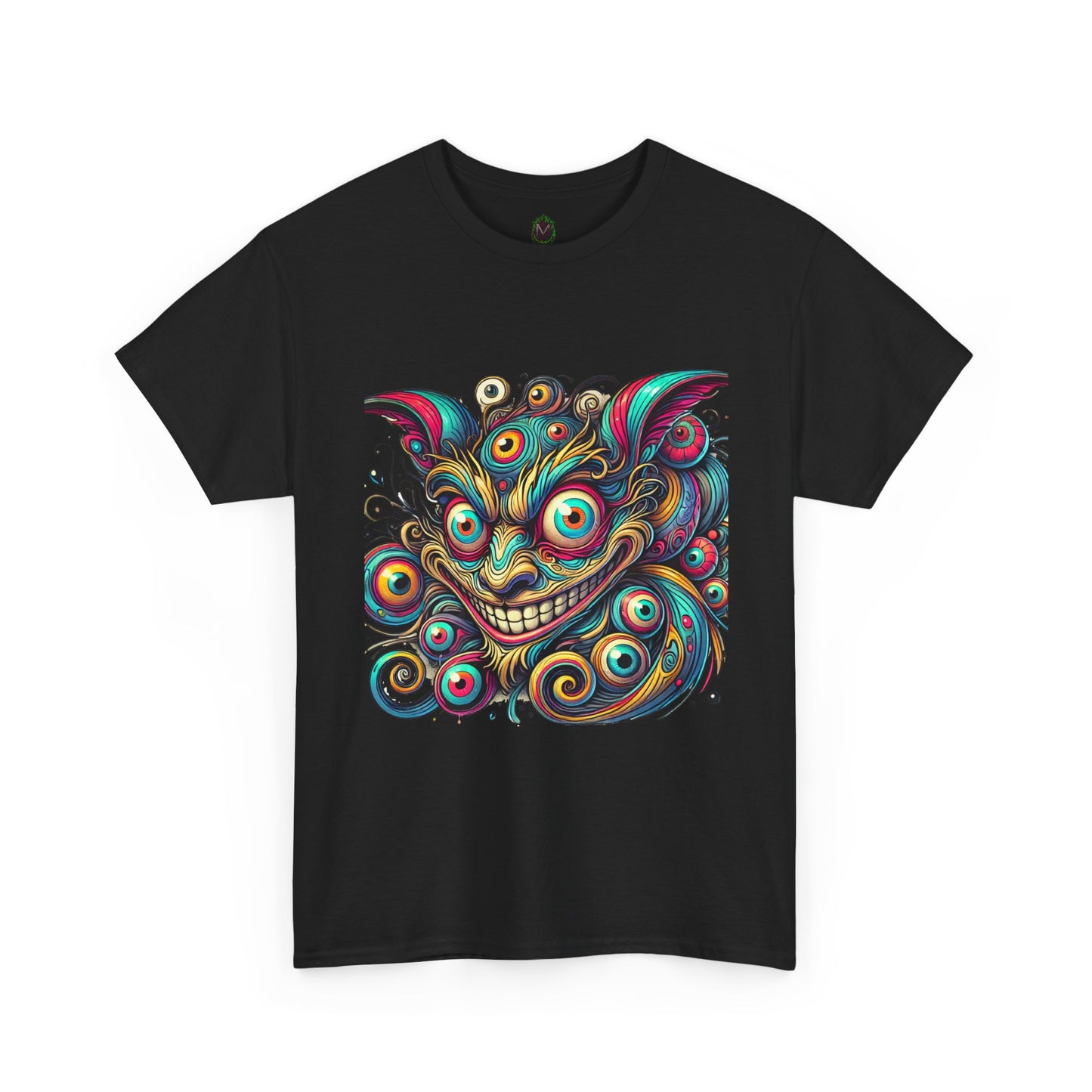 "Psychedelic Cheshire Cat" Trippy Art T-Shirt