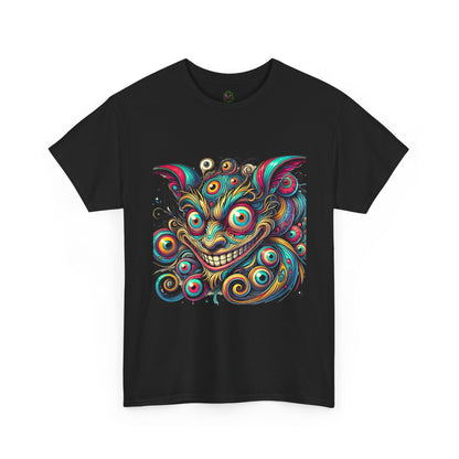"Psychedelic Cheshire Cat" Trippy Art T-Shirt