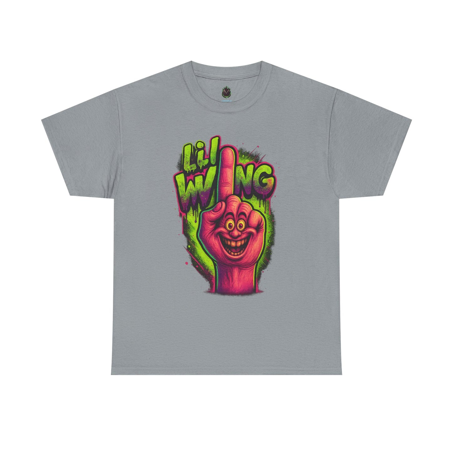 Lil’ Wing – Happy Middle Finger Monster Tee