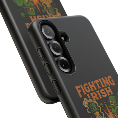 Phone Case — "Fighting Irish: Luck Ran Out, Fists Didn’t" St. Patrick’s Protective Cover