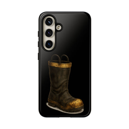 Vintage Fire Boot Phone Case — Rugged Protective iPhone Cover