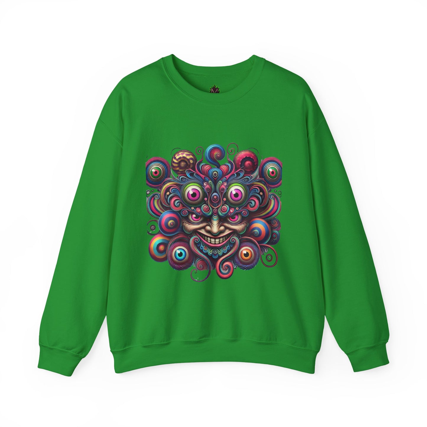 Psychedelic Eye Swarm Crewneck Sweatshirt