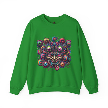 Psychedelic Eye Swarm Crewneck Sweatshirt