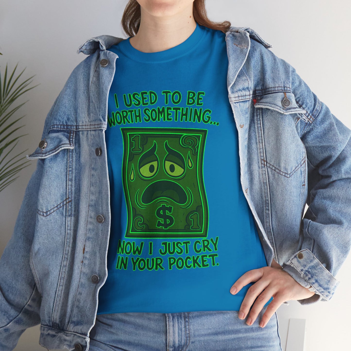 Crying Dollar – Inflation Got Me Down Tee