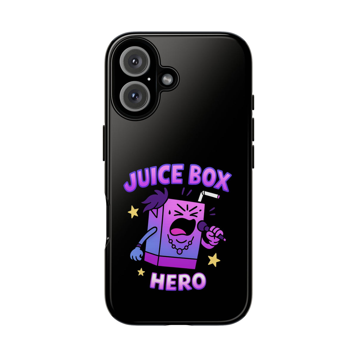 Phone Case — 'Juice Box Hero' Cute Cartoon Protective Cover