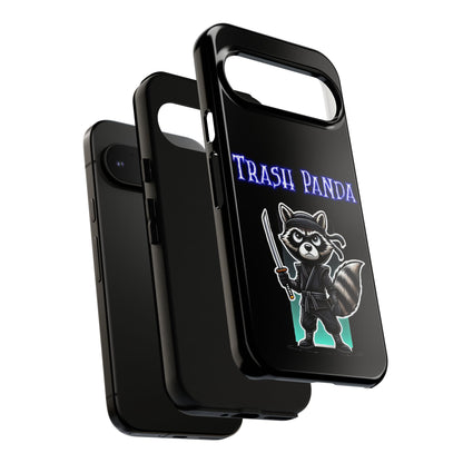 Trash Panda Ninja Phone Case — Cute Raccoon Warrior Protective Case