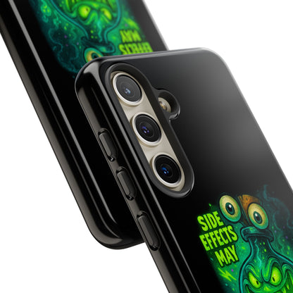 Phone Case — 'Side Effects May Include Laughter, Screaming, Glowing, and Doom' Neon Monster