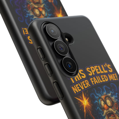 Wizard Phone Case — "This Spell's Never Failed Me!" Funny Magic Protective iPhone Cover