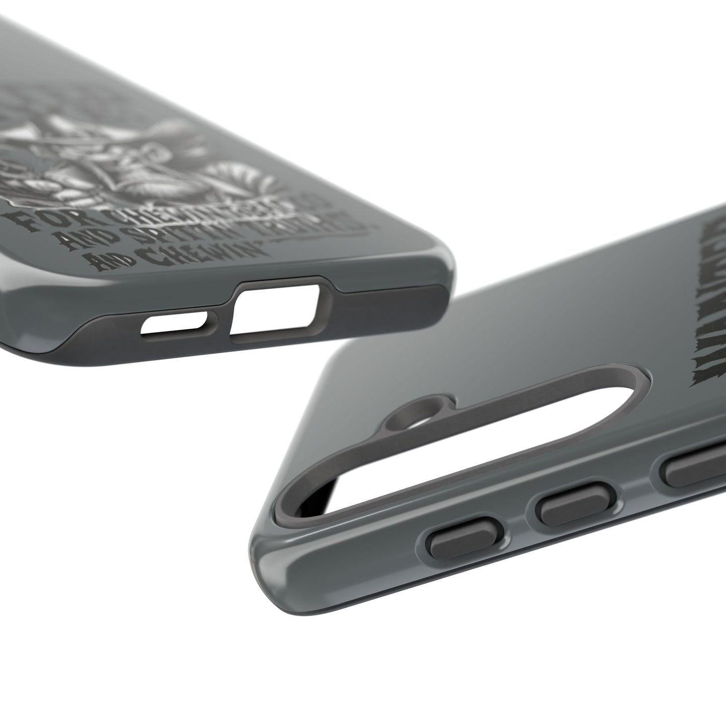 Phone Case — "Wanted Alive!" Cowboy Chewin' Tobacco Graphic