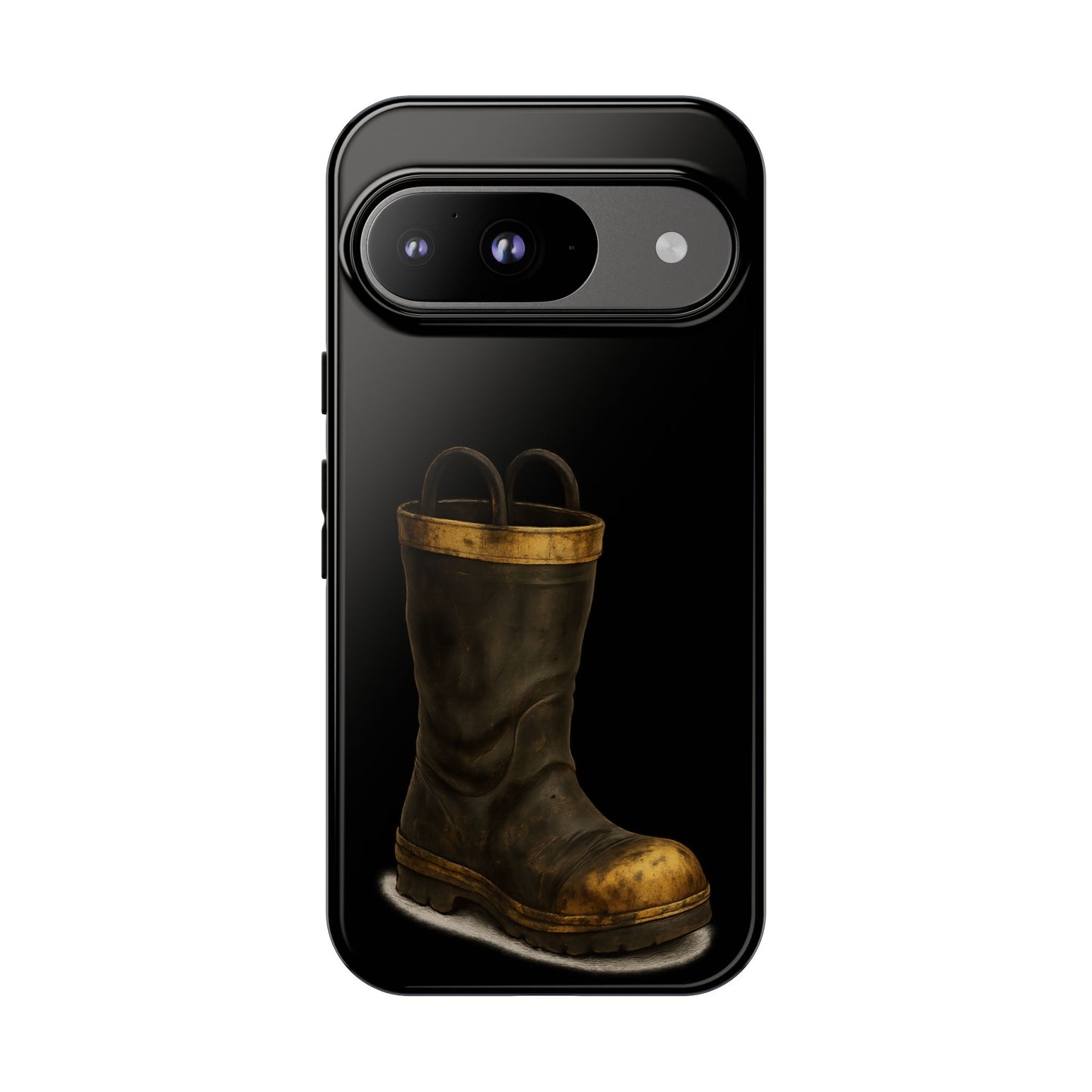 Vintage Fire Boot Phone Case — Rugged Protective iPhone Cover