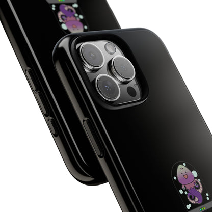 Phone Case — 'Got Protection?' Cute Purple Alien Anti-Shock Protective Cover