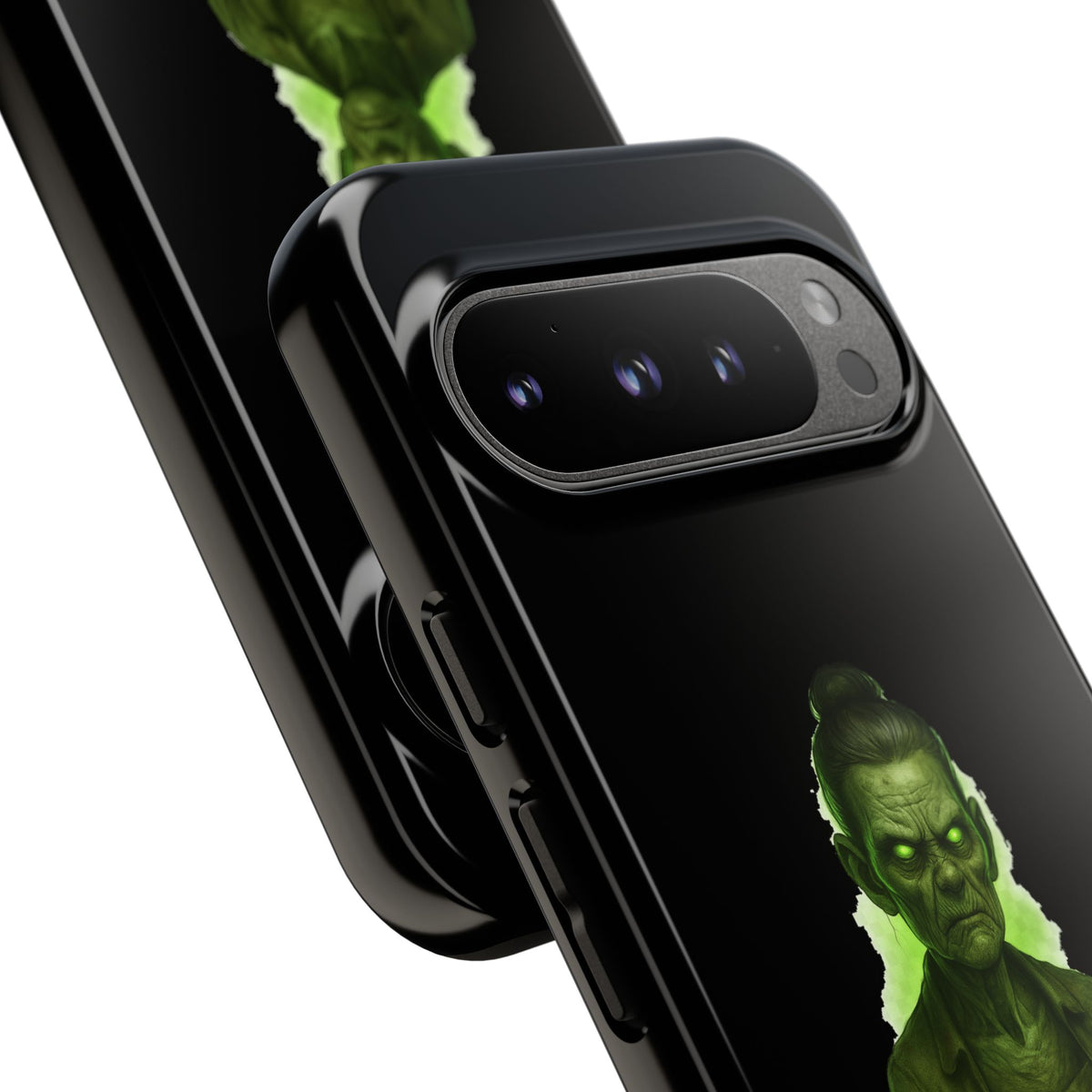 Spooky Green Ghost Phone Case — "I Baked Cookies, They Scream Now" Horror iPhone Cover