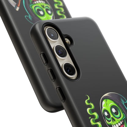 Grinning Green Reaper Phone Case