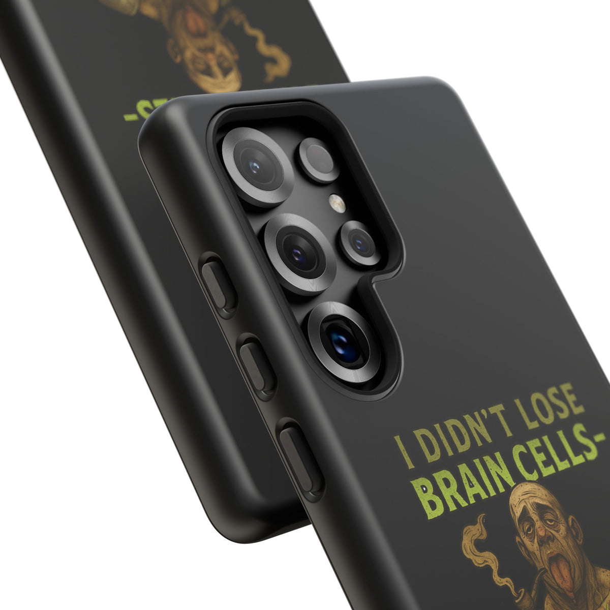 Phone Case — “I Didn’t Lose Brain Cells — Someone Stole Them” Humorous Zombie Graphic