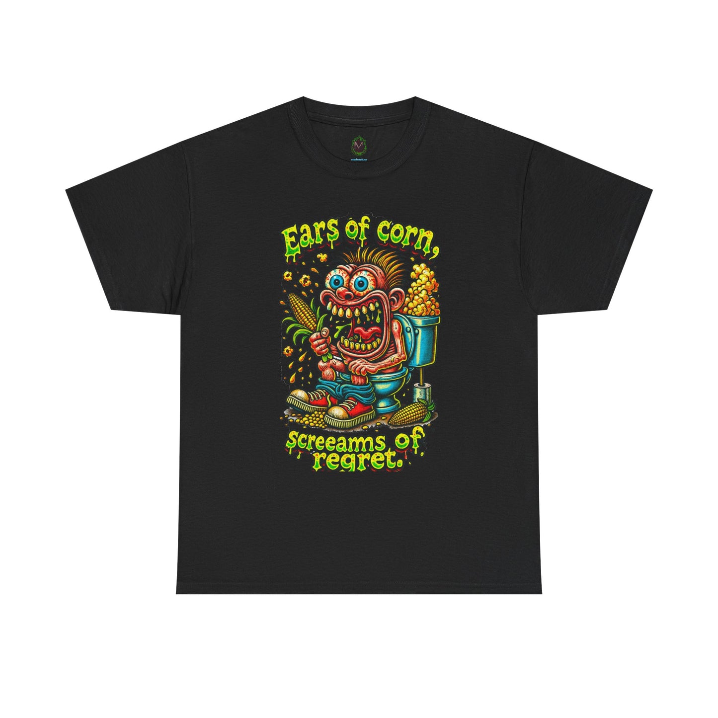 Ears of Corn Screams of Regret T-Shirt | Corn Monster Graphic Tee