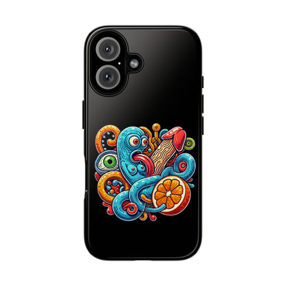 Octopus Surf Phone Case — Colorful Nautical Art Protective Phone Cover