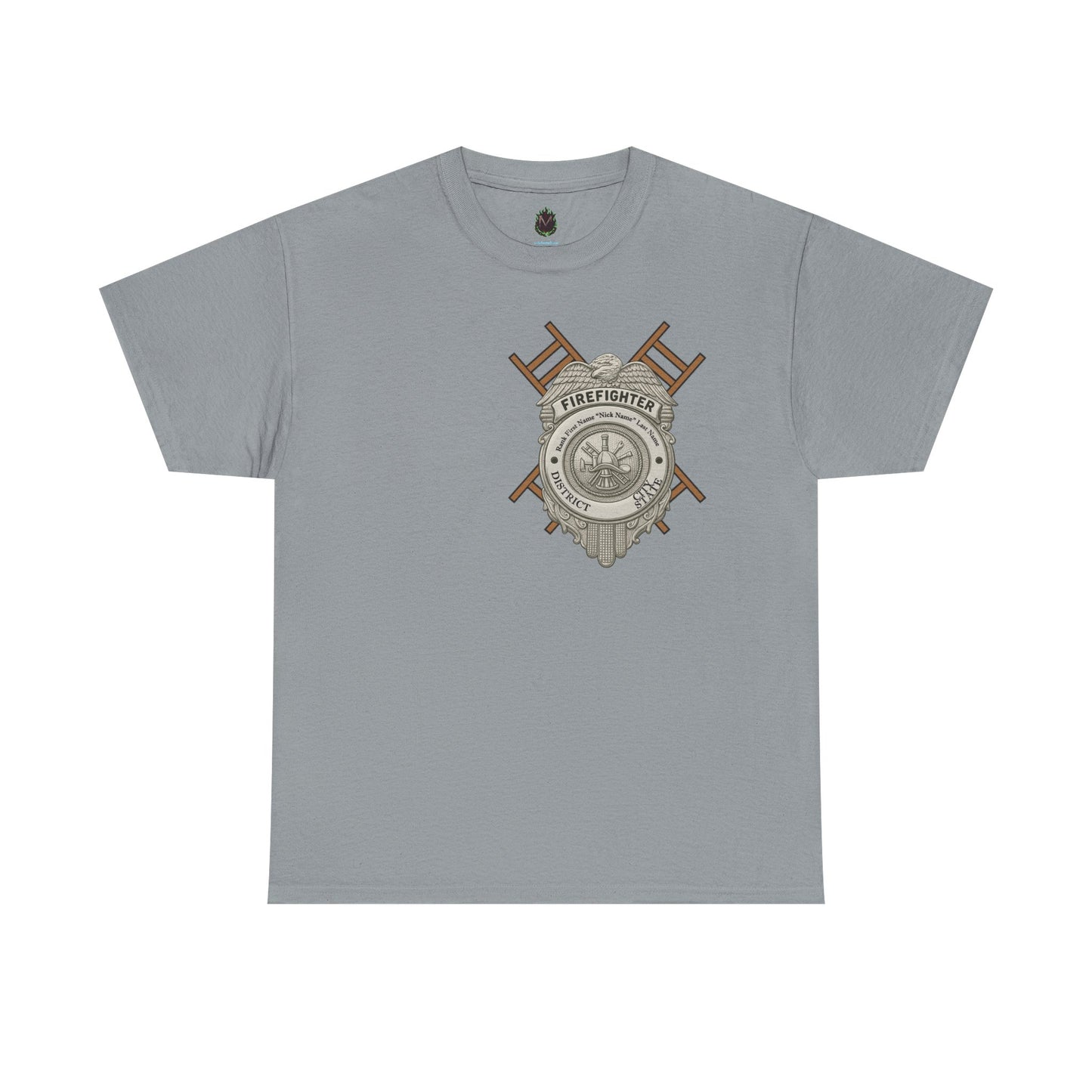 Strength in the Smoke – Courage Firefighter Tee