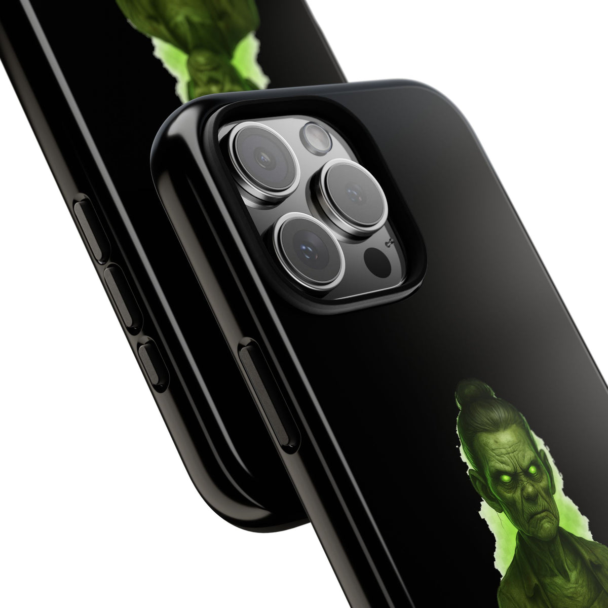 Spooky Green Ghost Phone Case — "I Baked Cookies, They Scream Now" Horror iPhone Cover