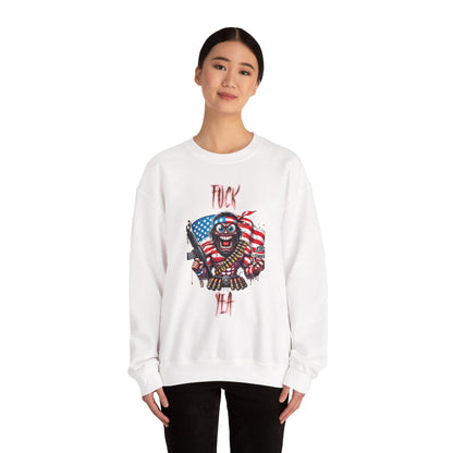 Patriotic Savage "F*** Yea" Crewneck