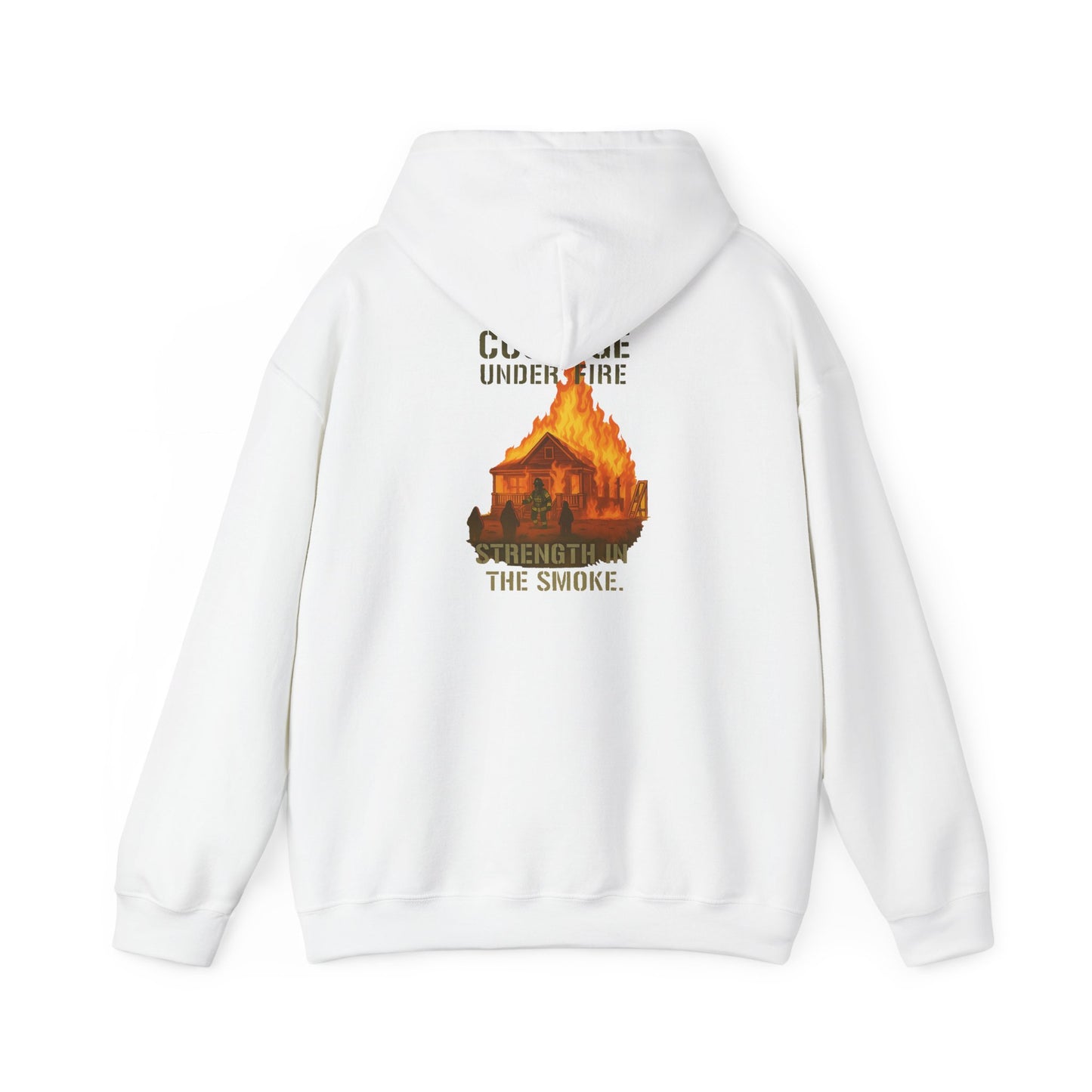 Courage Under Fire Firefighter Hoodie