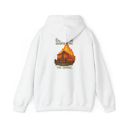 Courage Under Fire Firefighter Hoodie