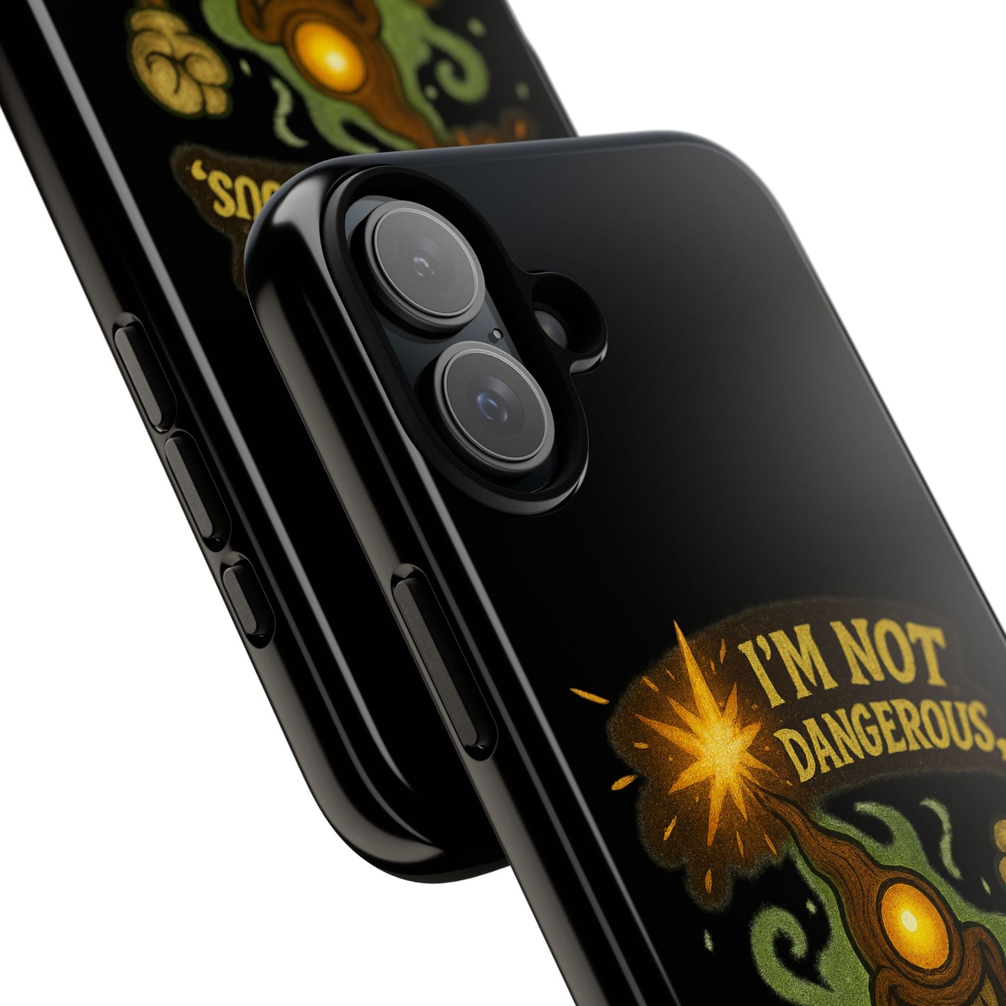 Phone Case — “I’m Not Dangerous, I’m Expressive” Monster Protective Case