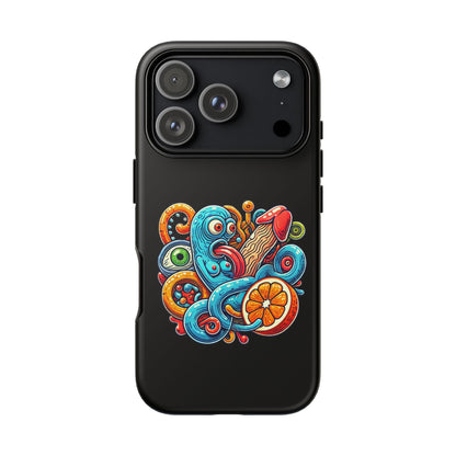 Octopus Surf Phone Case — Colorful Nautical Art Protective Phone Cover