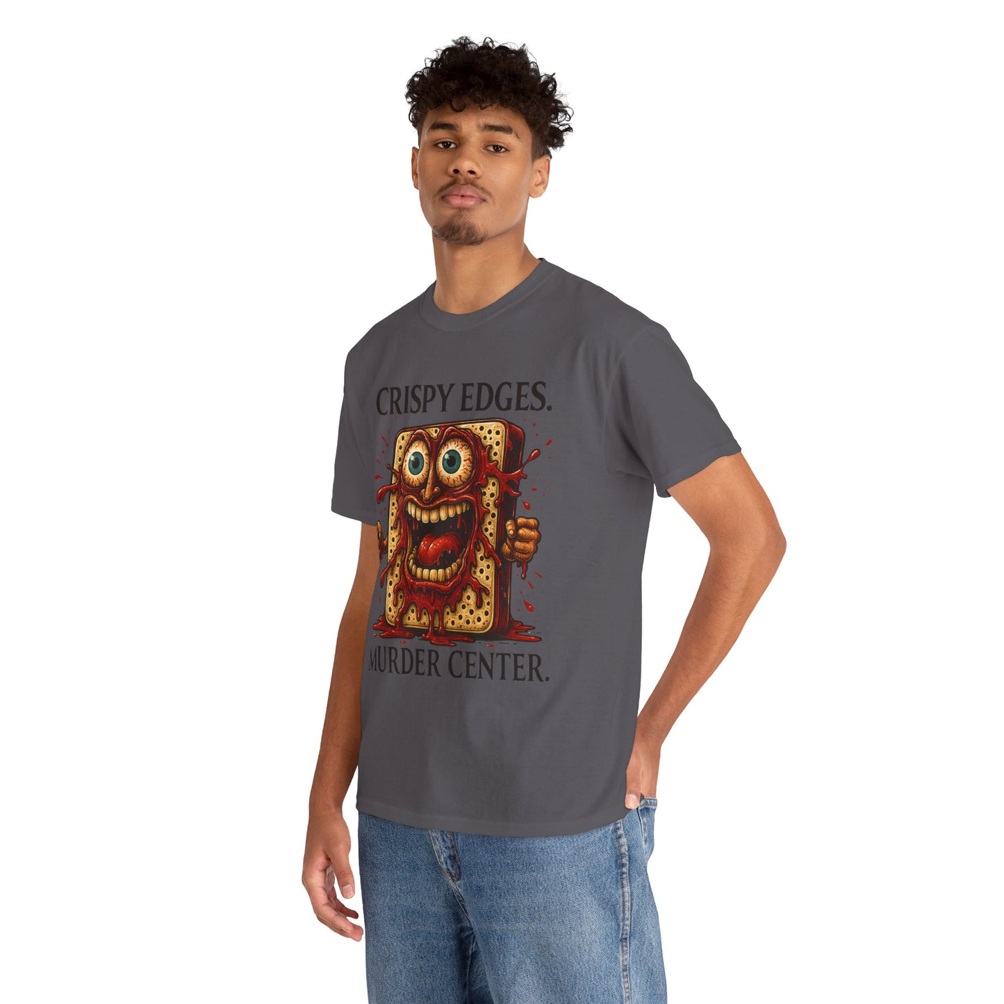Crispy Edges. Murder Center. – Psycho Maxipad Tee