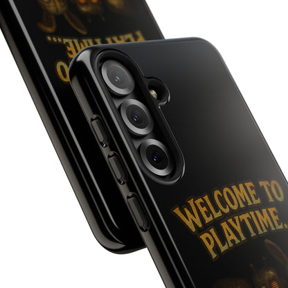 Phone Case — "Welcome to Playtime... Permanently." Horror Game Character Protective Case
