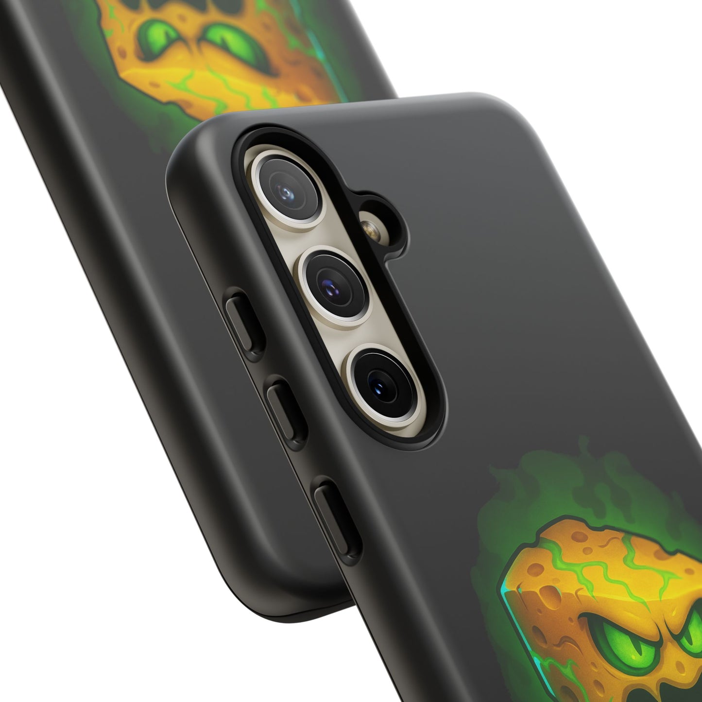 Phone Case — 'Smell That? It's Fear.' Spooky Cheese Monster Protective Case