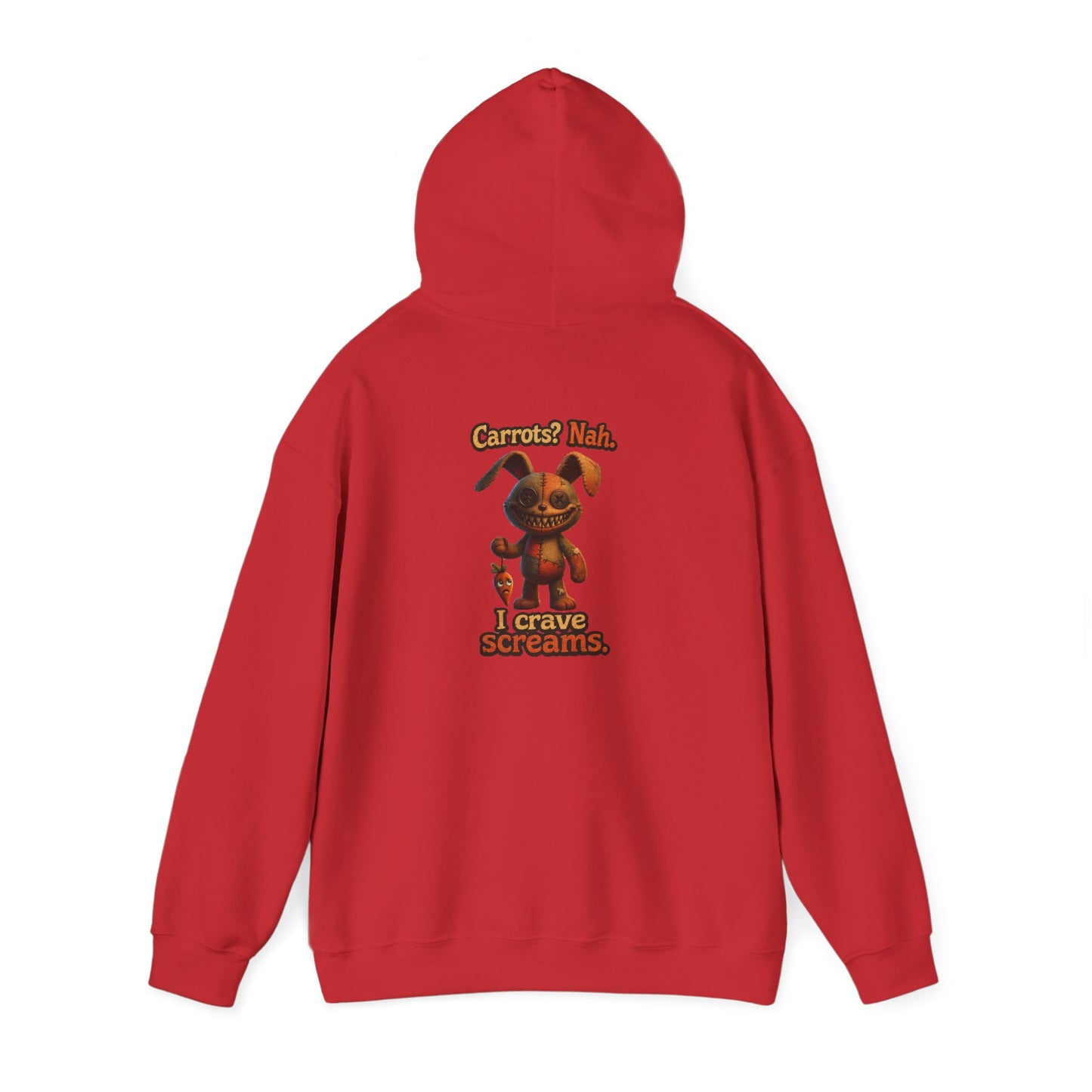Voodoo Bunny "I Crave Screams" Horror Hoodie