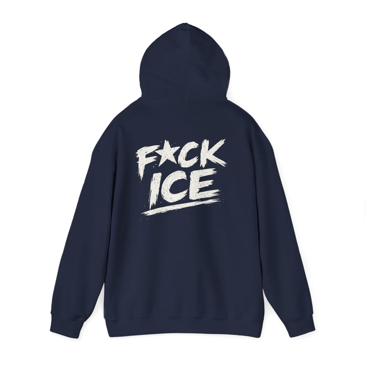 Hoodie — “F*ck Ice” Bold Graphic Back Print Hoodie