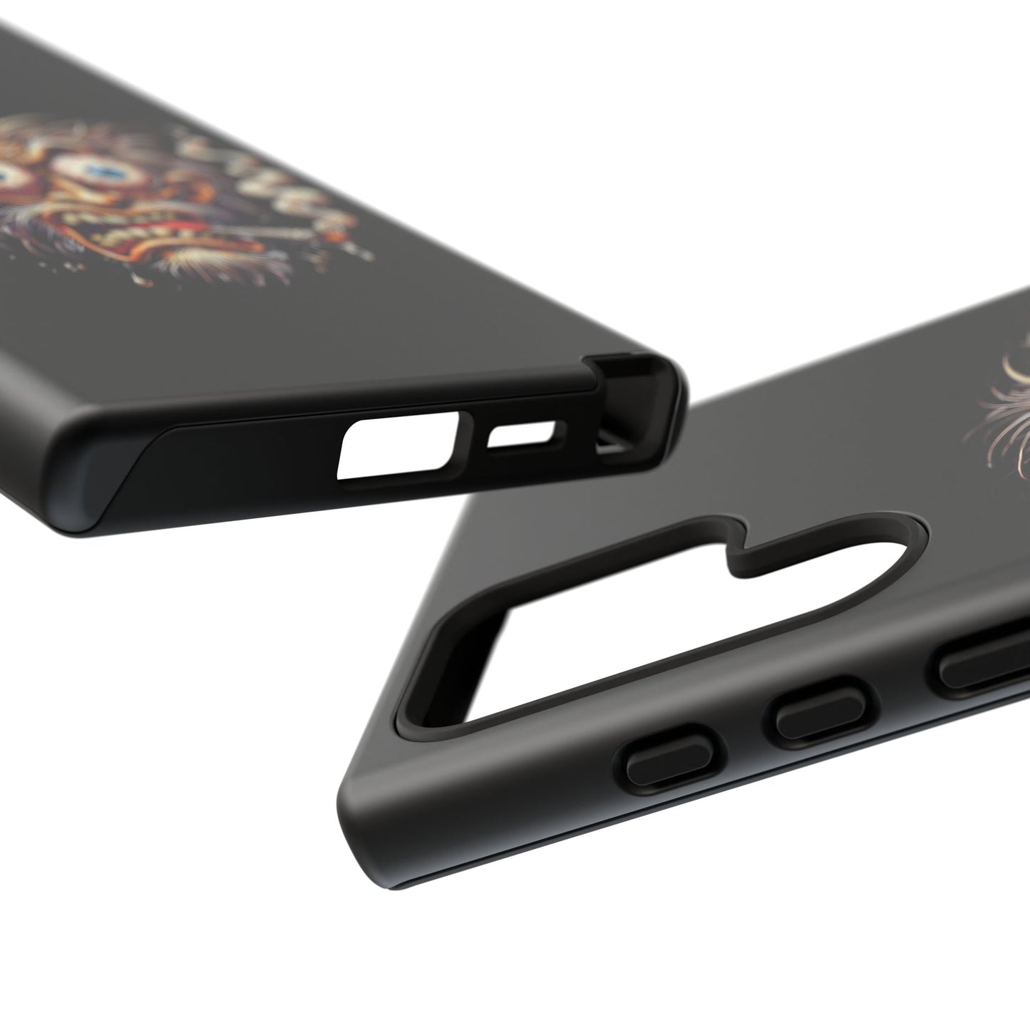 Phone Case — Wild Cartoon Monster Smoking Design