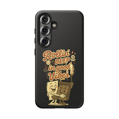 Phone Case — "Rollin' Deep in Good Vibes" Cartoon Retro Design