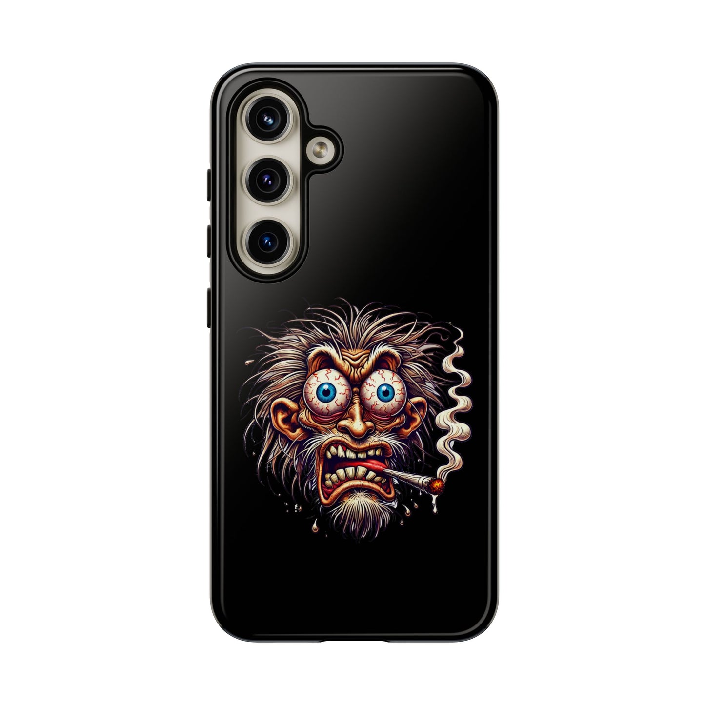 Phone Case — Wild Cartoon Monster Smoking Design