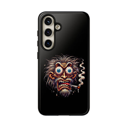 Phone Case — Wild Cartoon Monster Smoking Design