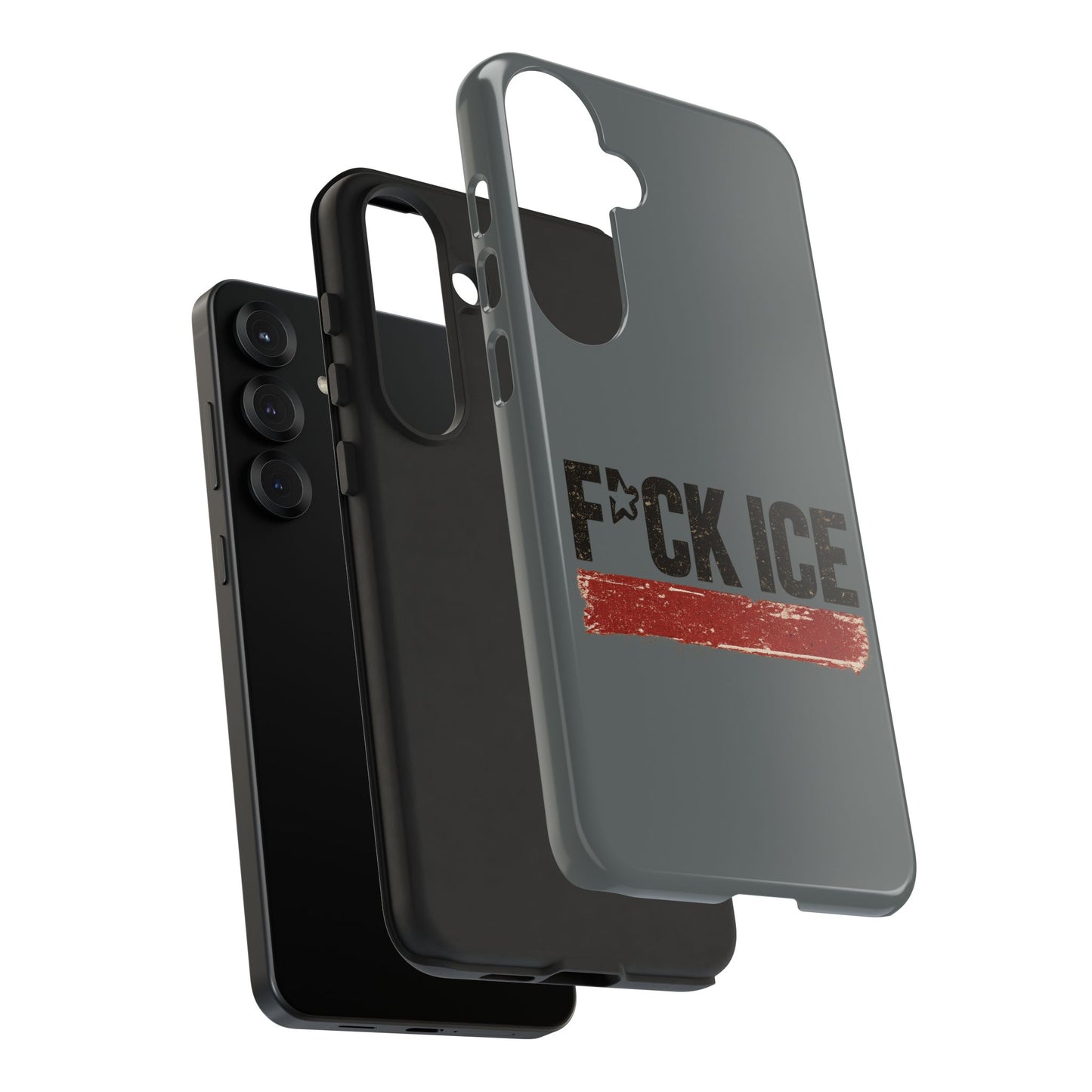Phone Case - "F*CK ICE" Distressed Protest Design