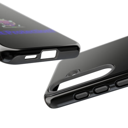 Phone Case — 'Got Protection?' Cute Purple Alien Anti-Shock Protective Cover