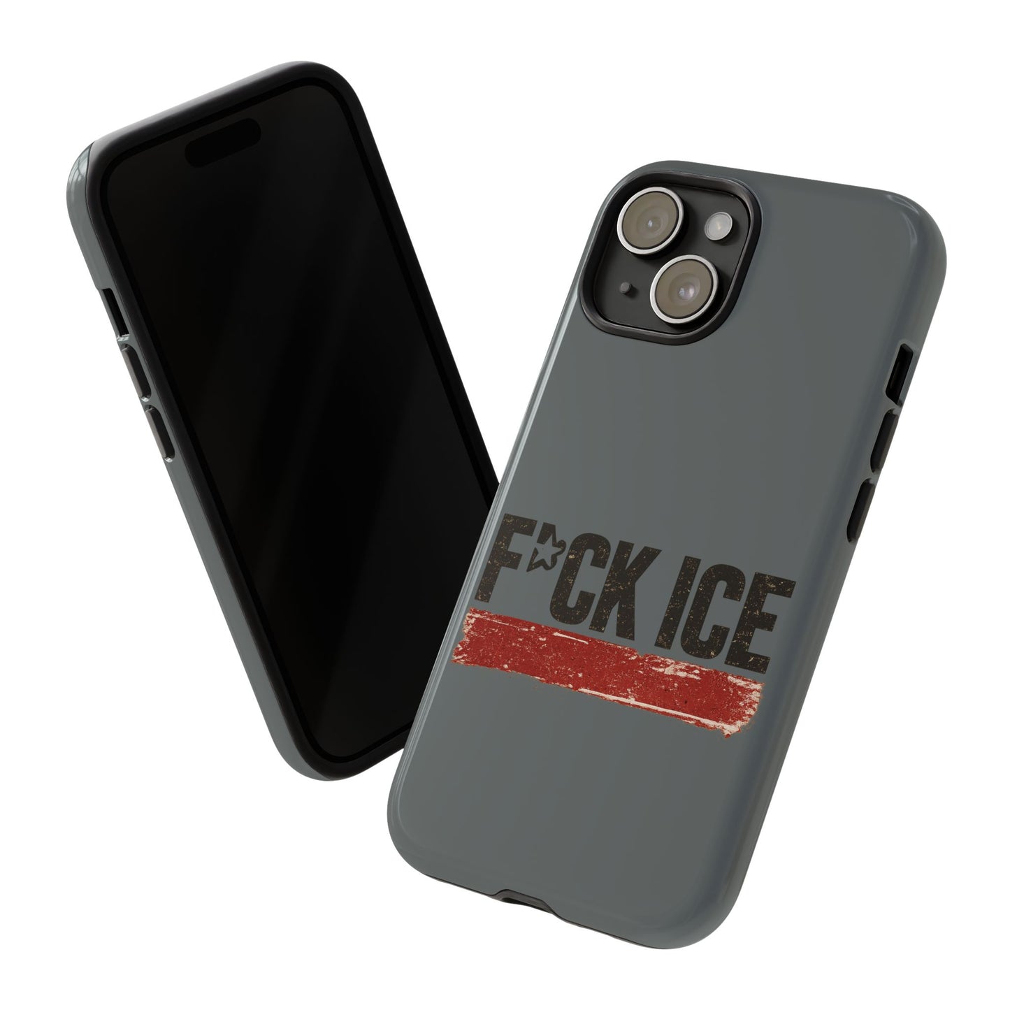 Phone Case - "F*CK ICE" Distressed Protest Design