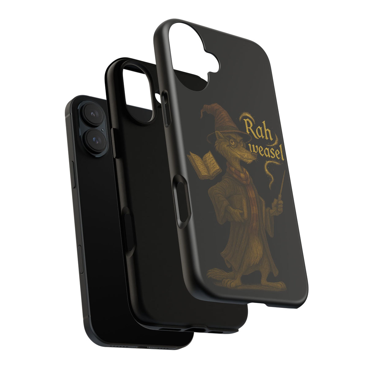 Rah Weasel Wizard Phone Case — Cute Fantasy Magical Creature iPhone Cover